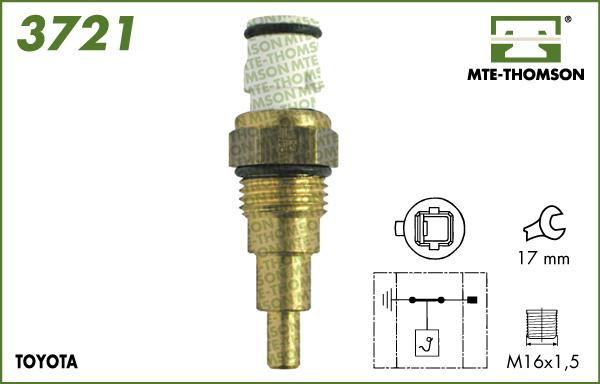 MTE-Thomson 3721 - Termoslēdzis, Radiatora ventilators autodraugiem.lv