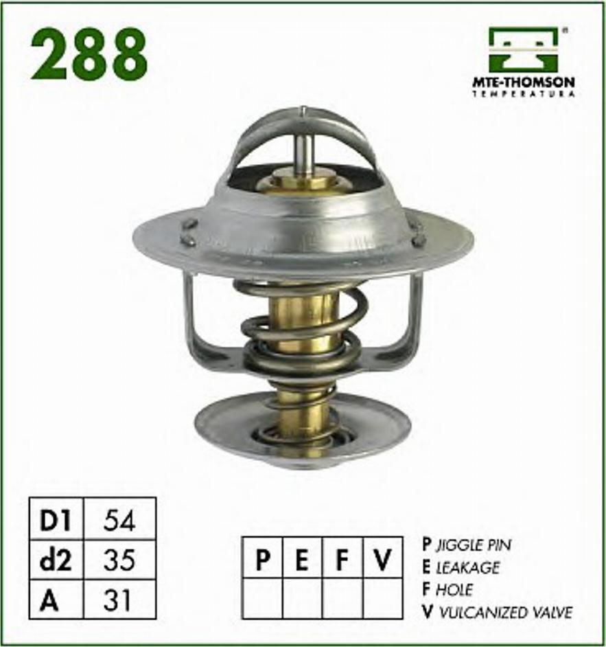 MTE-Thomson 288.80 - Termostats, Dzesēšanas šķidrums autodraugiem.lv