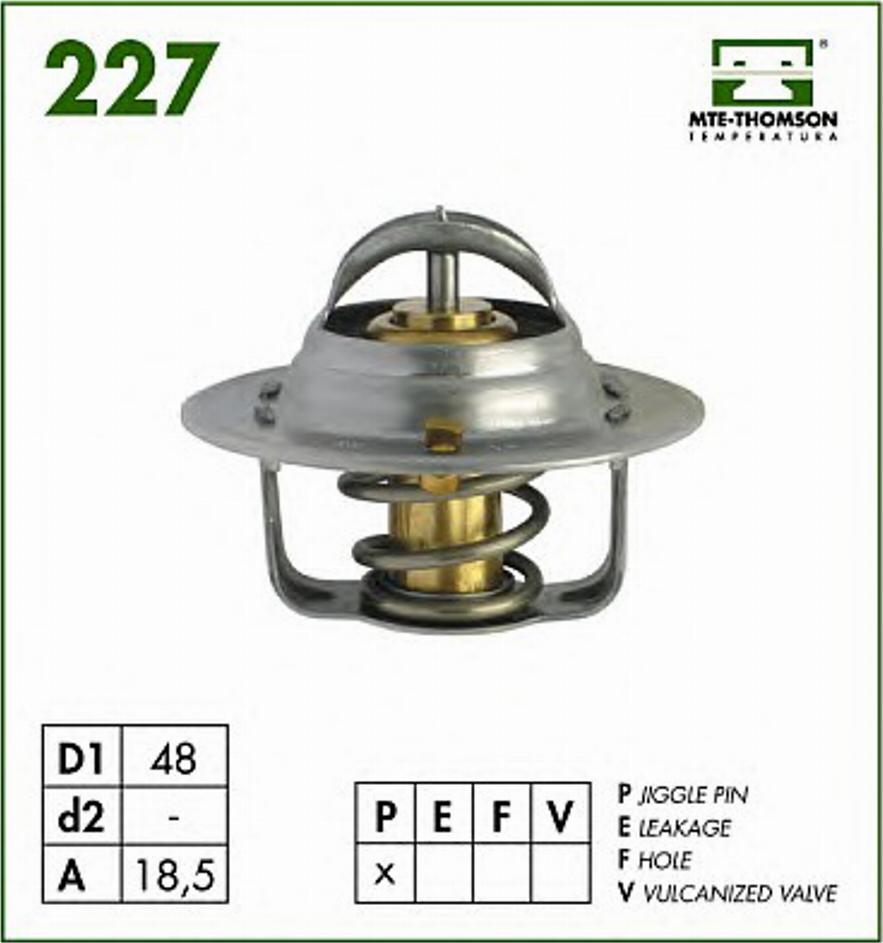 MTE-Thomson 227.92 - Termostats, Dzesēšanas šķidrums autodraugiem.lv