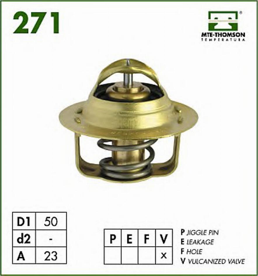 MTE-Thomson 271.89 - Termostats, Dzesēšanas šķidrums autodraugiem.lv