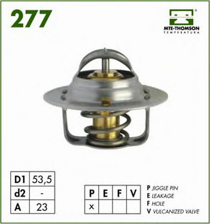 MTE-Thomson 277.89 - Termostats, Dzesēšanas šķidrums autodraugiem.lv