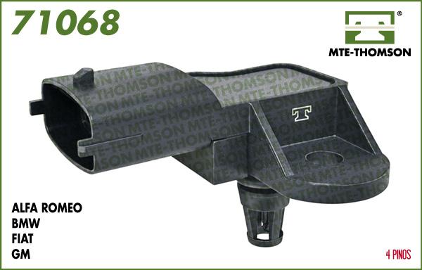 MTE-Thomson 71068 - Devējs, Spiediens ieplūdes traktā autodraugiem.lv