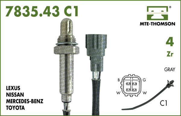 MTE-Thomson 7835.43.063C1 - Lambda zonde autodraugiem.lv