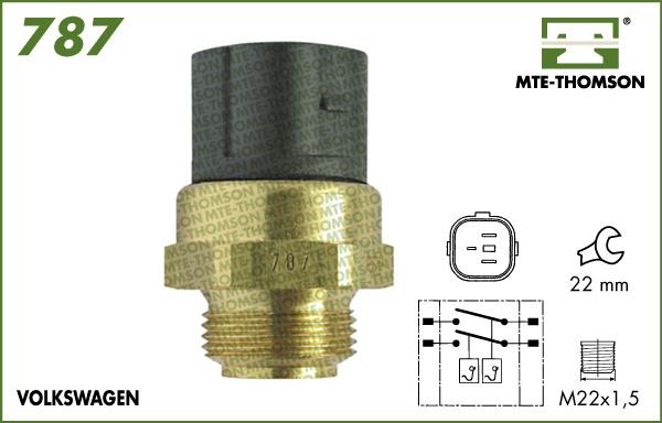 MTE-Thomson 787.95/102 - Termoslēdzis, Radiatora ventilators autodraugiem.lv