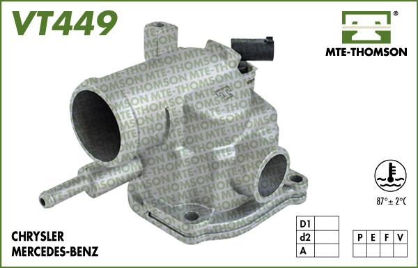 MTE-Thomson VT449.87 - Termostats, Dzesēšanas šķidrums autodraugiem.lv