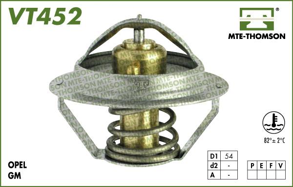 MTE-Thomson VT452.82 - Termostats, Dzesēšanas šķidrums autodraugiem.lv