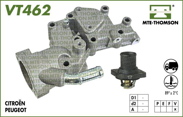 MTE-Thomson VT462.89 - Termostats, Dzesēšanas šķidrums autodraugiem.lv