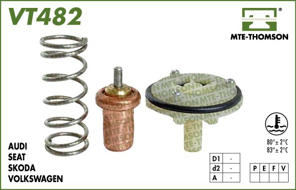 MTE-Thomson VT482.83 - Termostats, Dzesēšanas šķidrums autodraugiem.lv