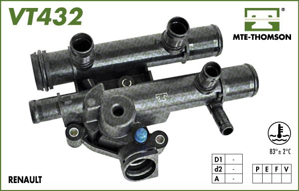 MTE-Thomson VT432.83 - Termostats, Dzesēšanas šķidrums autodraugiem.lv