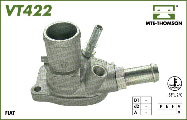 MTE-Thomson VT422.88 - Termostats, Dzesēšanas šķidrums autodraugiem.lv