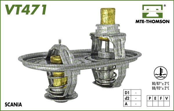 MTE-Thomson VT471.93/88 - Termostats, Dzesēšanas šķidrums autodraugiem.lv