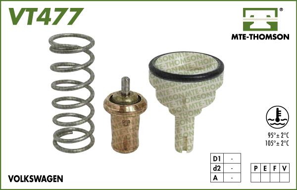 MTE-Thomson VT477.87 - Termostats, Dzesēšanas šķidrums autodraugiem.lv