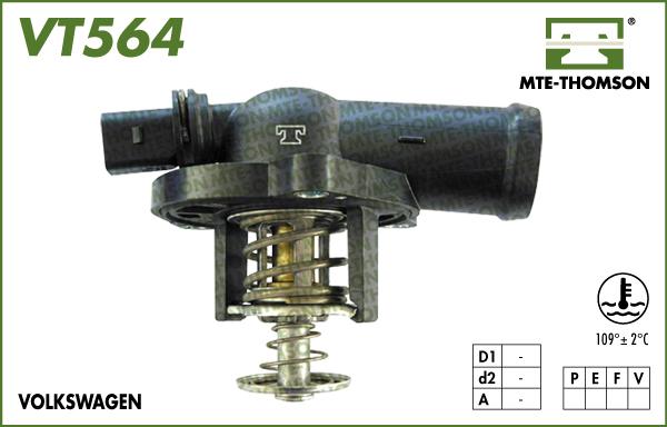 MTE-Thomson VT564.109 - Termostats, Dzesēšanas šķidrums autodraugiem.lv