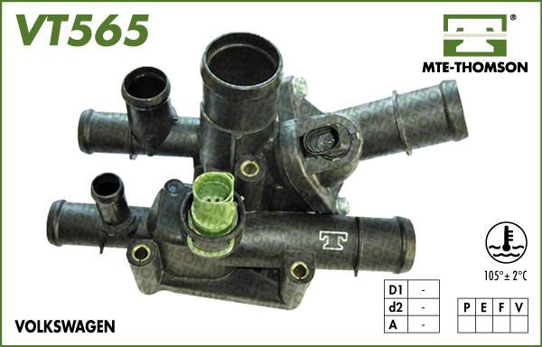 MTE-Thomson VT565.105 - Termostats, Dzesēšanas šķidrums autodraugiem.lv