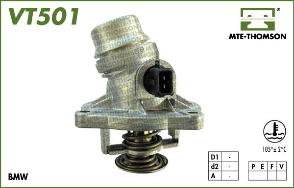 MTE-Thomson VT501.105 - Termostats, Dzesēšanas šķidrums autodraugiem.lv