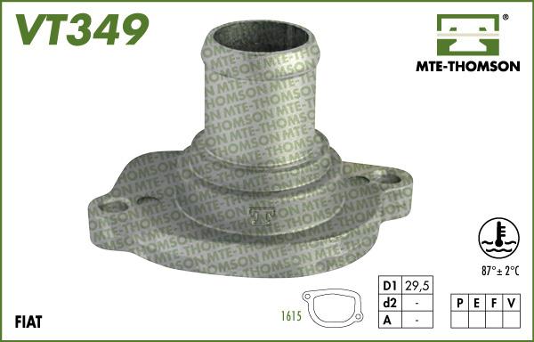 MTE-Thomson VT349.87 - Termostats, Dzesēšanas šķidrums autodraugiem.lv