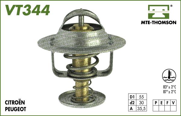 MTE-Thomson VT344.83 - Termostats, Dzesēšanas šķidrums autodraugiem.lv