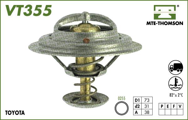 MTE-Thomson VT355.82 - Termostats, Dzesēšanas šķidrums autodraugiem.lv