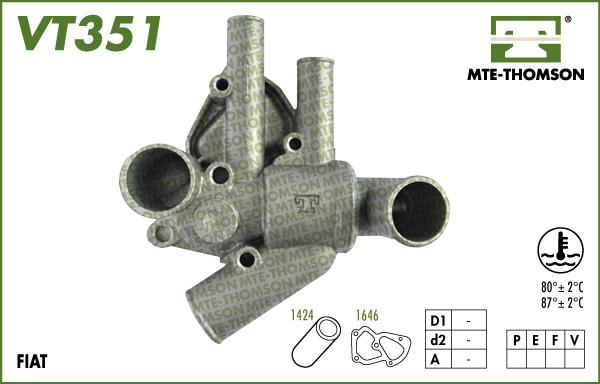 MTE-Thomson VT351.80 - Termostats, Dzesēšanas šķidrums autodraugiem.lv