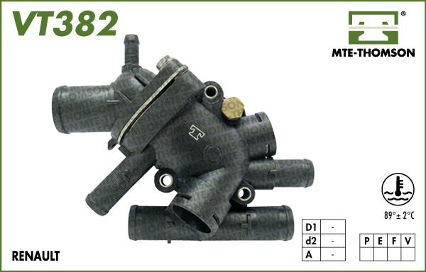 MTE-Thomson VT382.89 - Termostats, Dzesēšanas šķidrums autodraugiem.lv