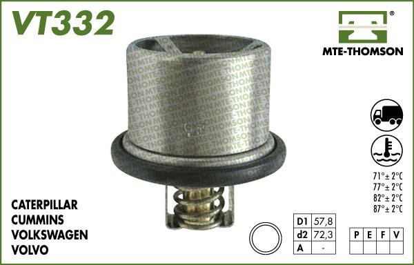 MTE-Thomson VT332.77 - Termostats, Dzesēšanas šķidrums autodraugiem.lv