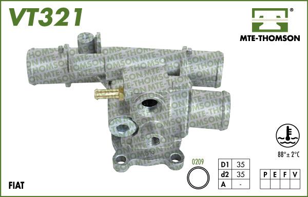 MTE-Thomson VT321.88 - Termostats, Dzesēšanas šķidrums autodraugiem.lv