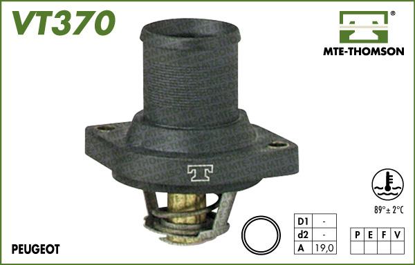 MTE-Thomson VT370.89 - Termostats, Dzesēšanas šķidrums autodraugiem.lv