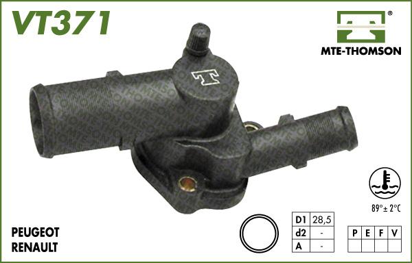 MTE-Thomson VT371.89 - Termostats, Dzesēšanas šķidrums autodraugiem.lv