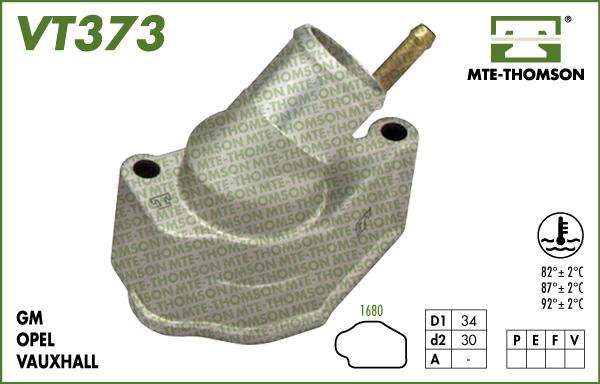 MTE-Thomson VT373.92 - Termostats, Dzesēšanas šķidrums autodraugiem.lv