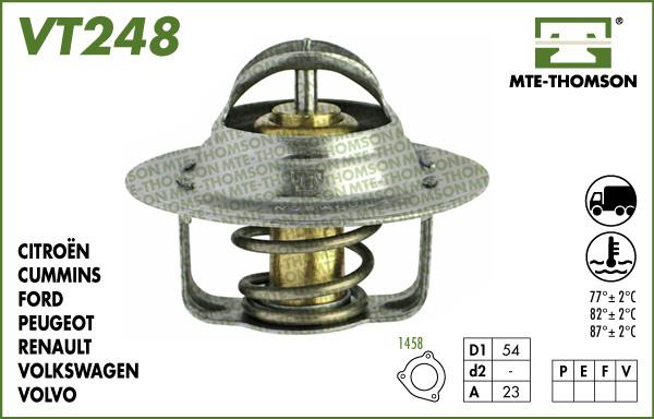 MTE-Thomson VT248.82 - Termostats, Dzesēšanas šķidrums autodraugiem.lv