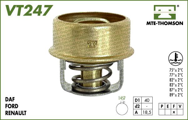 MTE-Thomson VT247.82 - Termostats, Dzesēšanas šķidrums autodraugiem.lv