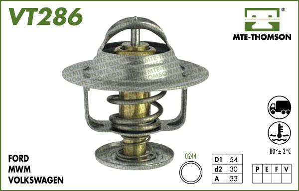 MTE-Thomson VT286.82 - Termostats, Dzesēšanas šķidrums autodraugiem.lv