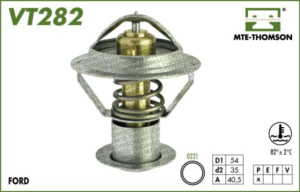 MTE-Thomson VT282.87 - Termostats, Dzesēšanas šķidrums autodraugiem.lv