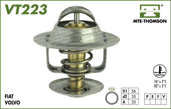 MTE-Thomson VT223.82 - Termostats, Dzesēšanas šķidrums autodraugiem.lv