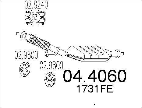 MTS 04.4060 - Katalizators autodraugiem.lv