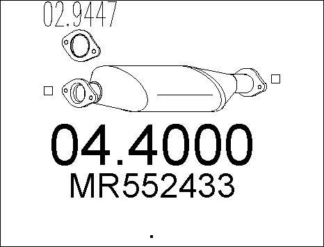 MTS 04.4000 - Katalizators autodraugiem.lv
