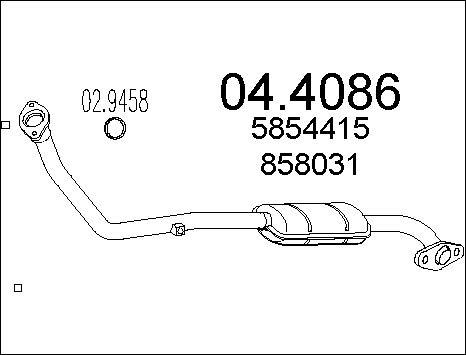 MTS 04.4086 - Katalizators autodraugiem.lv