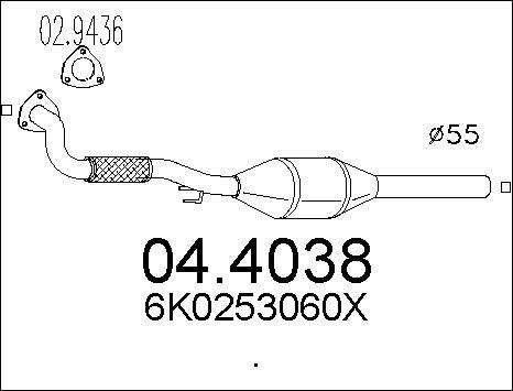 MTS 04.4038 - Katalizators autodraugiem.lv