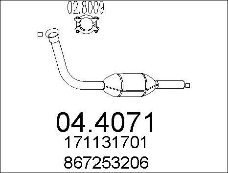MTS 04.4071 - Katalizators autodraugiem.lv