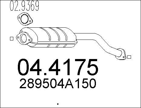 MTS 04.4175 - Katalizators autodraugiem.lv