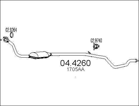 MTS 04.4260 - Katalizators autodraugiem.lv