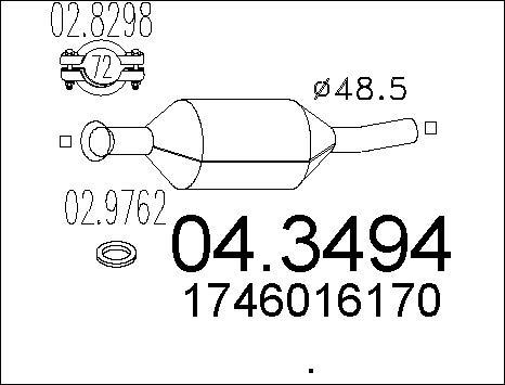 MTS 04.3494 - Katalizators autodraugiem.lv