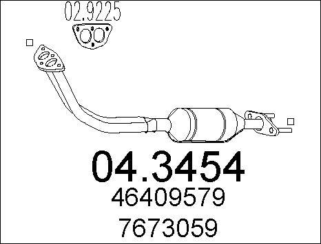 MTS 04.3454 - Katalizators autodraugiem.lv