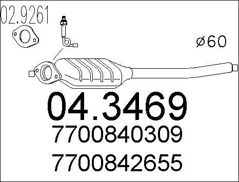 MTS 04.3469 - Katalizators autodraugiem.lv