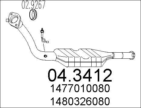 MTS 04.3412 - Katalizators autodraugiem.lv