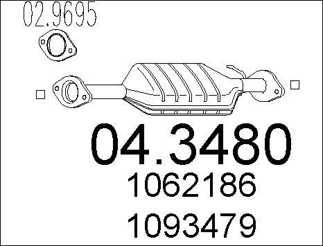 MTS 04.3480 - Katalizators autodraugiem.lv
