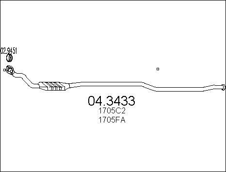 MTS 04.3433 - Katalizators autodraugiem.lv