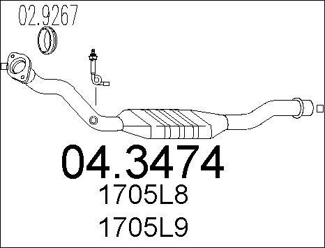 MTS 04.3474 - Katalizators autodraugiem.lv