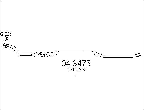 MTS 04.3475 - Katalizators autodraugiem.lv