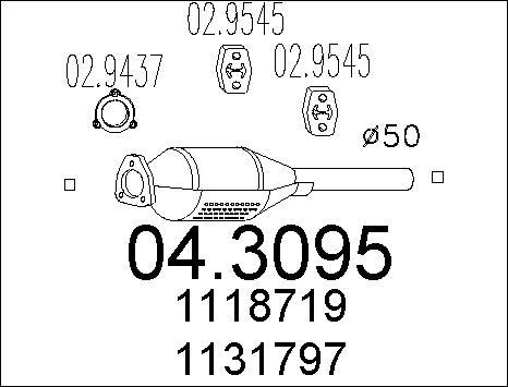 MTS 04.3095 - Katalizators autodraugiem.lv